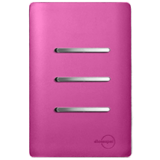 Conjunto Interruptor Triplo Simples 4x2  - Novara Especiais Rosa Fosco